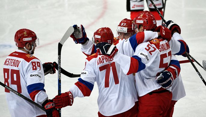 Игроки сборной России по хоккею