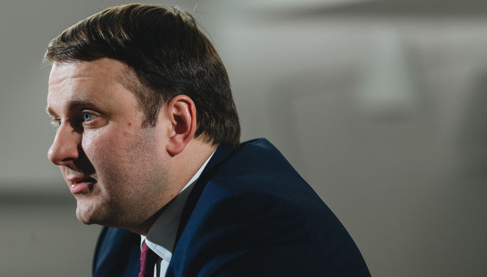 Министр экономического развития Максим Орешкин во время интервью в редакции «Газеты.Ru»