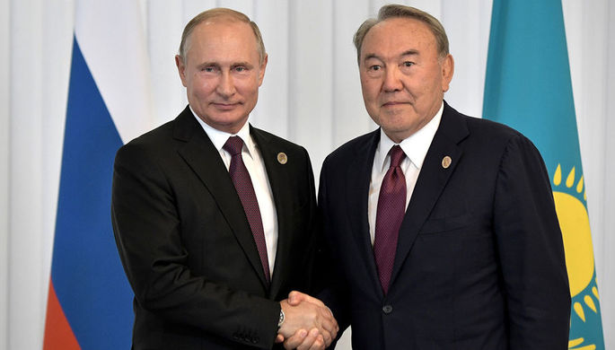 Встреча Владимира Путина с Президентом Республики Казахстан Нурсултаном Назарбаевым