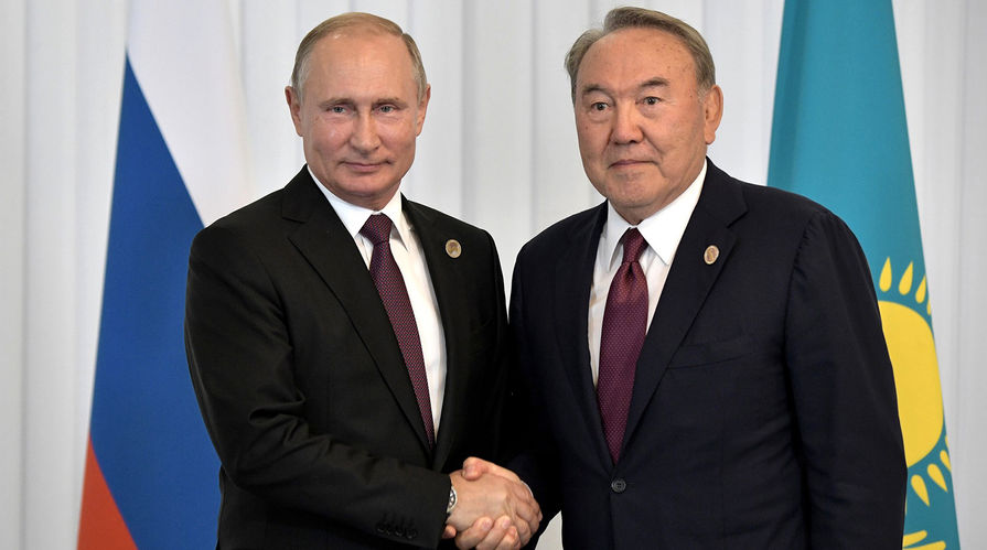 Встреча Владимира Путина с Президентом Республики Казахстан Нурсултаном Назарбаевым