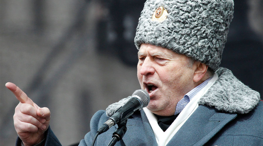 Глава ЛДПР Владимир Жириновский во время предвыборной кампании в 2012 году
