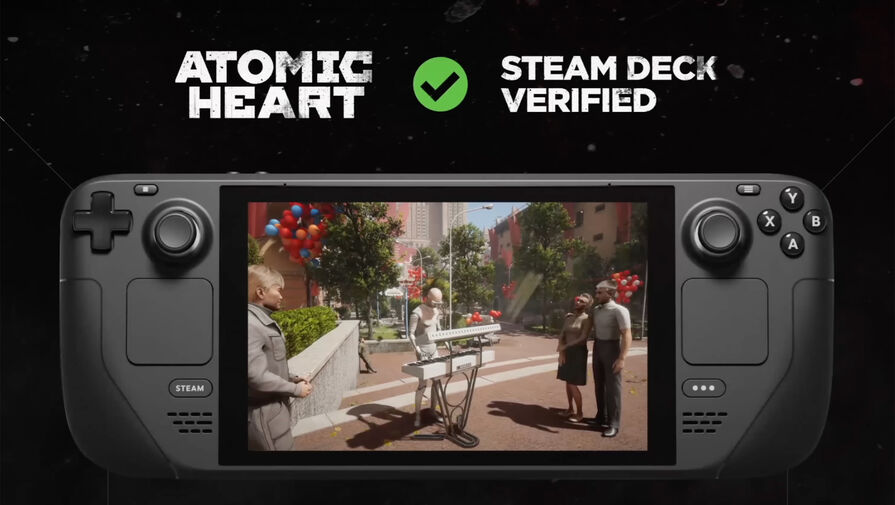 Игру Atomic Heart полностью оптимизировали под консоль Steam Deck
