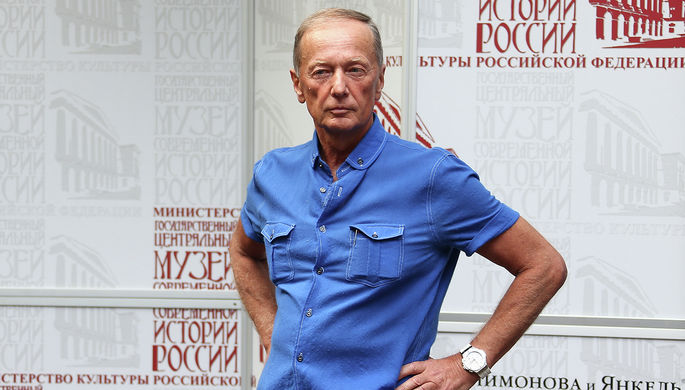 Сатирик Михаил Задорнов во время празднования 80-летнего юбилея поэта Е. Евтушенко в...