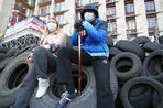 Жители Киева с тревогой наблюдают за событиями в Харькове, Донецке и Луганске