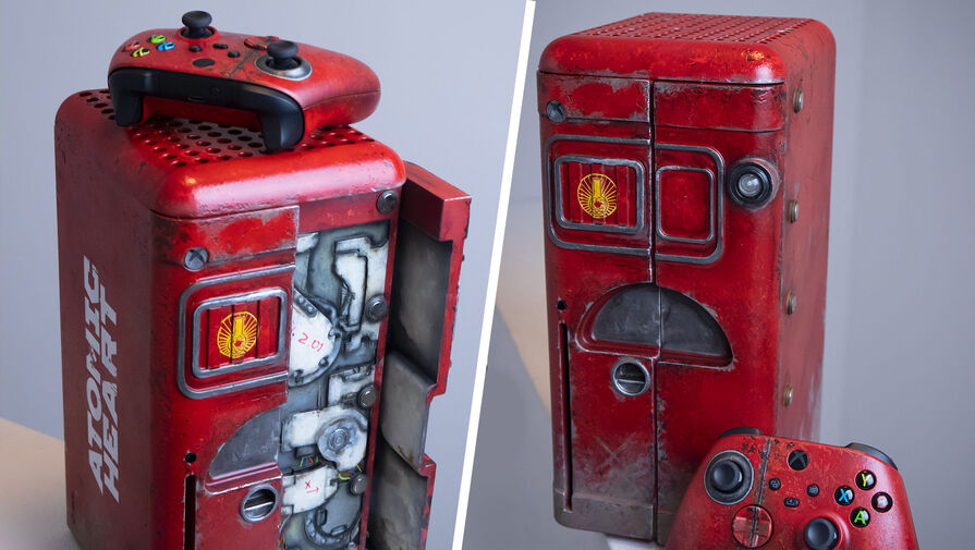 Разработчики Atomic Heart представили Xbox Series X в стиле развратного робота Элеанора