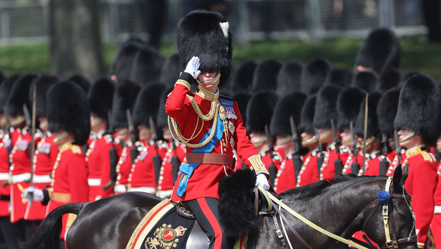 Принц Уильям принял участие в генеральной репетиции парада Trooping the Colour