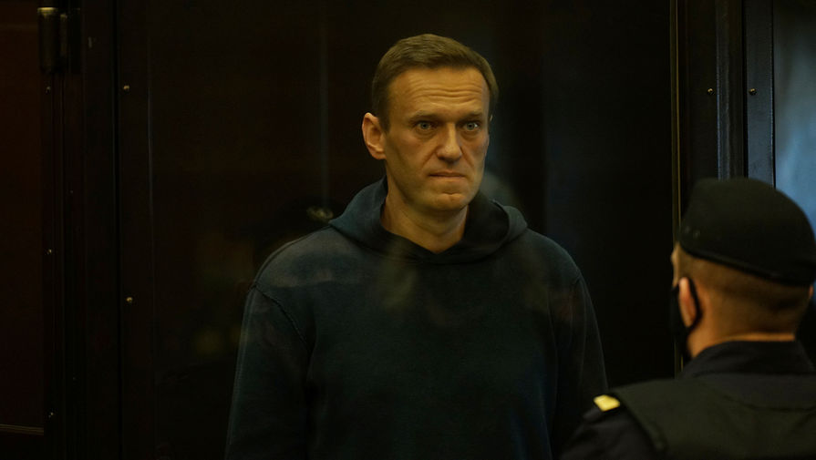  Алексей Навальный во время заседания Мосгорсуда, 2 февраля 2021 года 