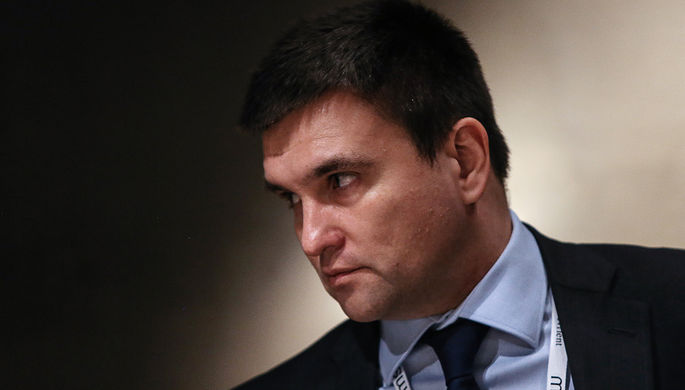 Министр иностранных дел Украины Павел Климкин во время встречи «нормандской четверки» в...