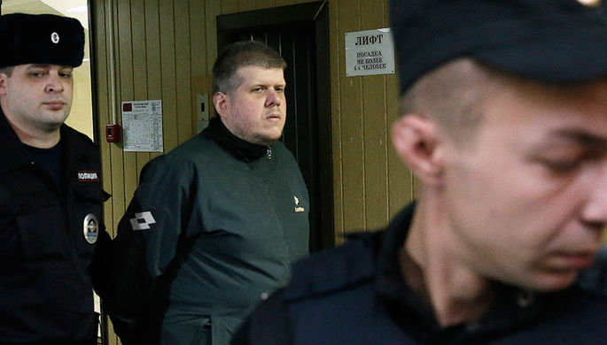 Лидер религиозной секты Андрей Попов («бог Кузя») во время рассмотрения по существу...
