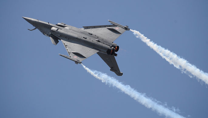 Французский многоцелевой истребитель четвертого поколения Rafale F3, разработанный французской...