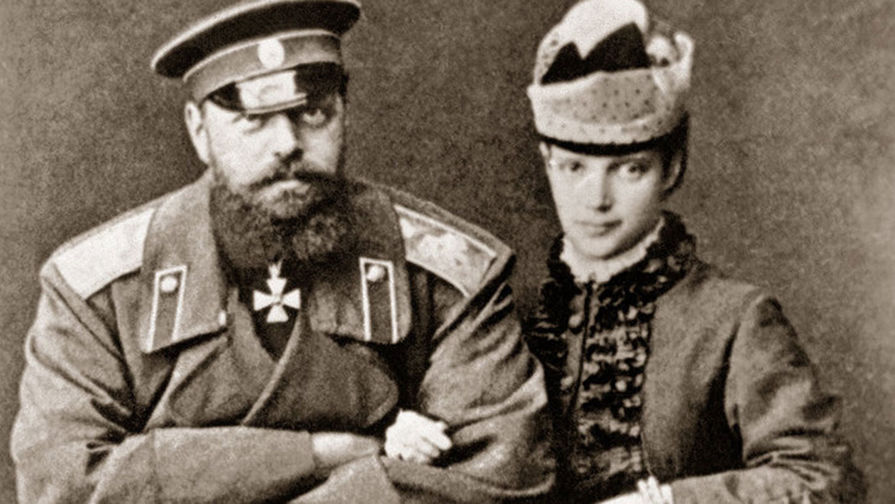 Император Александр III с супругой, Императрицей Марией Федоровной