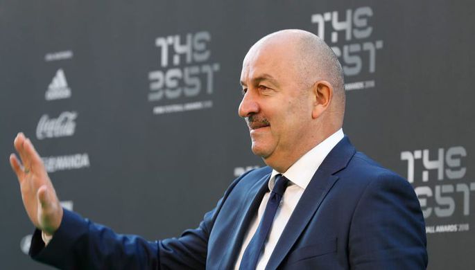 Станислав Черчесов на церемонии вручения наград ФИФА