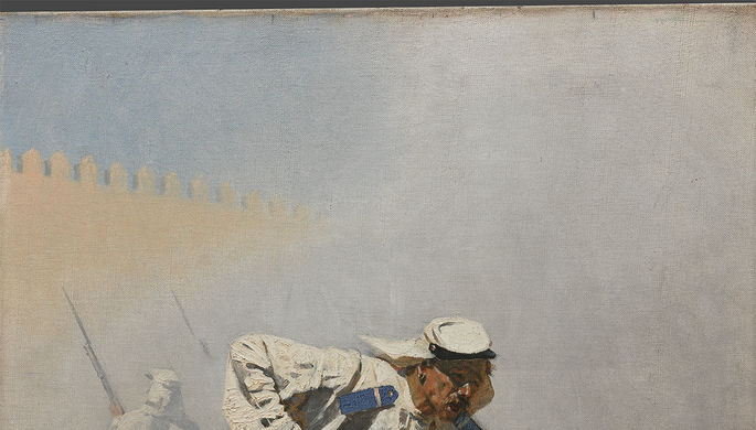 Василий Верещагин. Смертельно раненный. 1873