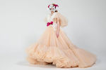 Пышная органза доминировала в коллекции Giambattista Valli