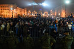 Участники мероприятий в Киеве, посвященных второй годовщине «евромайдана»