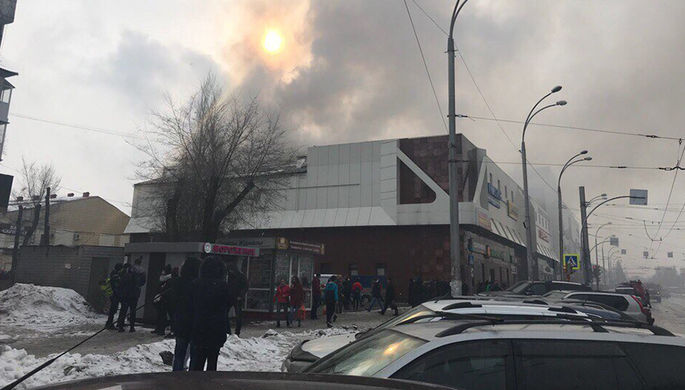 В Кемерове произошел пожар в ТЦ «Зимняя вишня», 25 марта 2018 года
