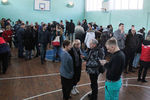 Временный штаб, где пострадавшие и родственники узнают информацию. Там же работают волонтеры и идет сбор помощи, 2 января 2019 года