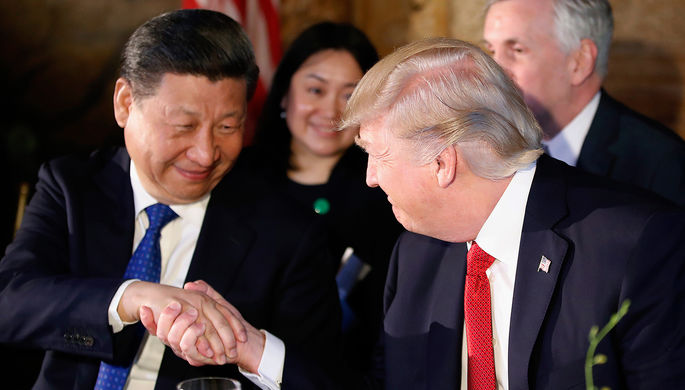 Си Цзиньпин и Дональд Трамп
