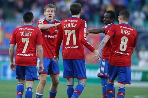 ЦСКА в 26-м туре чемпионата России — 2013/14 разгромил в Краснодаре «Кубань» и продолжил погоню за лидерами