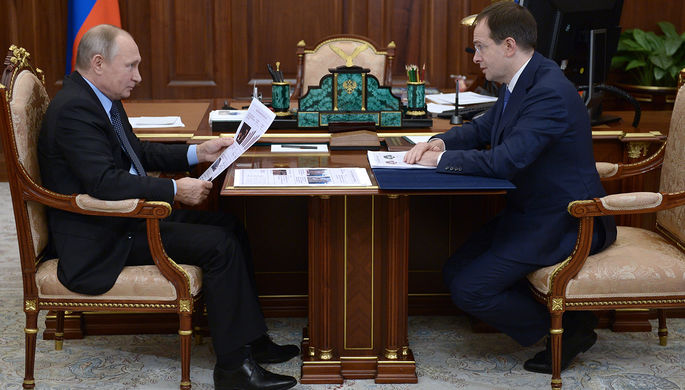 Мединский поведал Путину о возросшем интересе граждан России к театру и кино Мединский поведал Путину о возросшем интересе граждан России к театру и кино