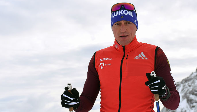 Лыжник Александр Легков