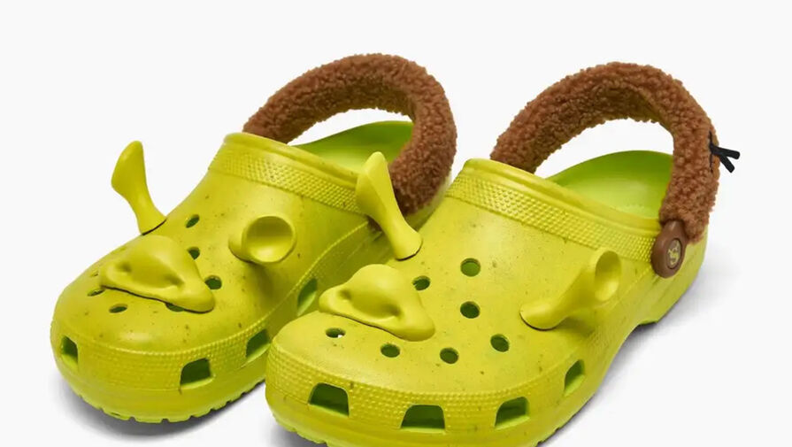 Бренд Crocs выпустит модель с ушами Шрека
