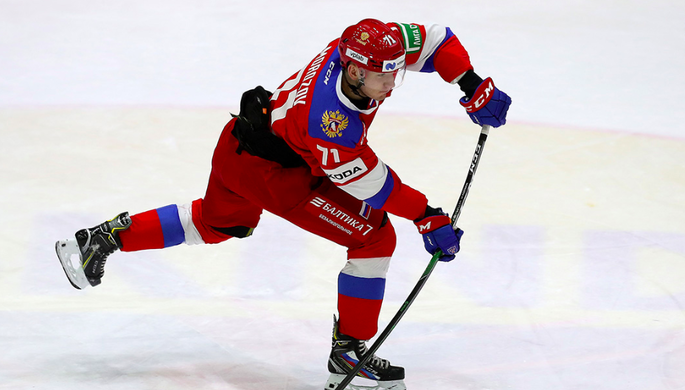 Игрок сборной России по хоккею Иван Морозов
