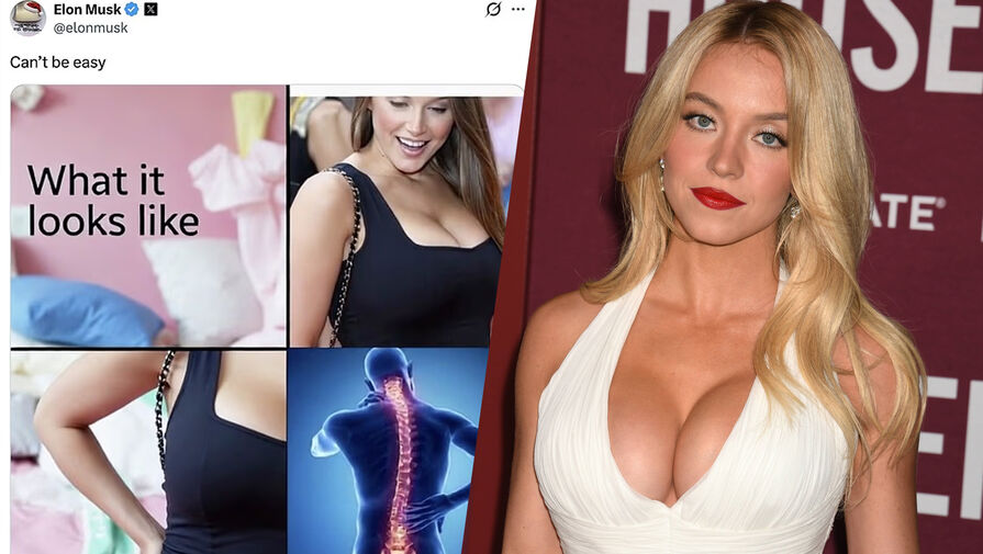 Предпринимателя Илона Маска раскритиковали за высмеивание декольте Сидни Суини
