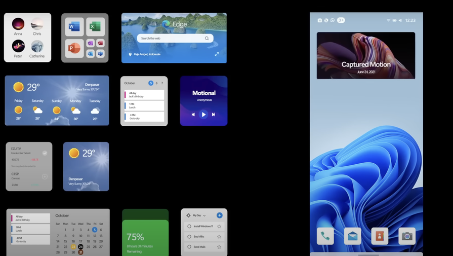 Энтузиаст опубликовал видео с концептом Windows 11 Mobile