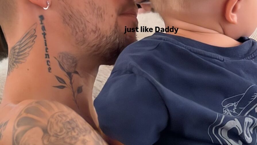 Модель Хейли Бибер опубликовала фото мужа Джастина с сыном на руках