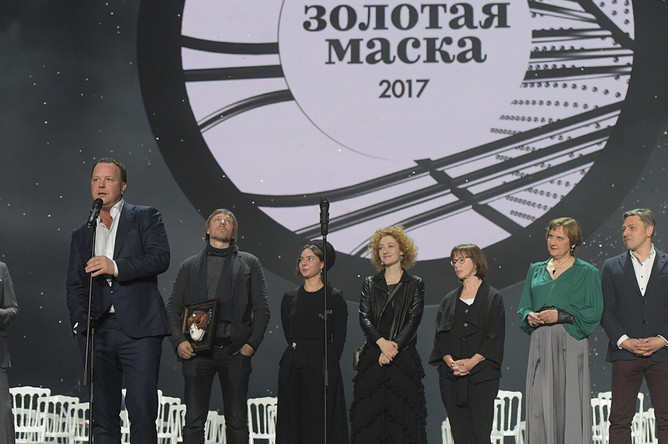 Вручении премии золотая маска 2017 Вручении премии золотая маска 2017