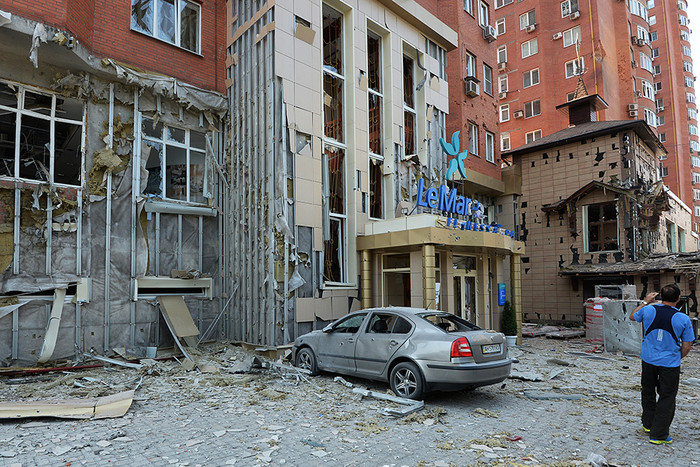 Жилой дом в центре Донецка