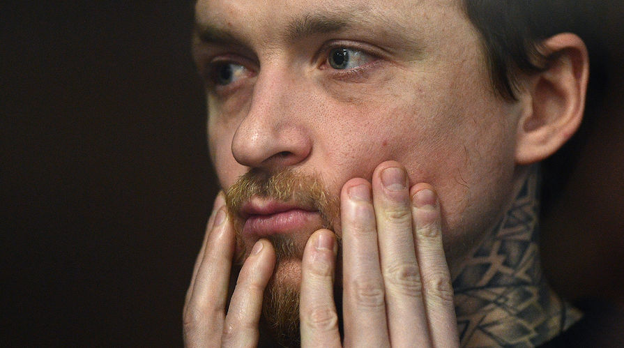 Футболист Павел Мамаев на заседании Тверского районного суда Москвы, 6 февраля 2019 года