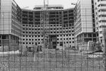 Вид на Ховринскую больницу вскоре после приостановки строительства, 1987 год