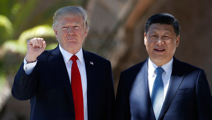 Дональд Трамп и Си Цзиньпин