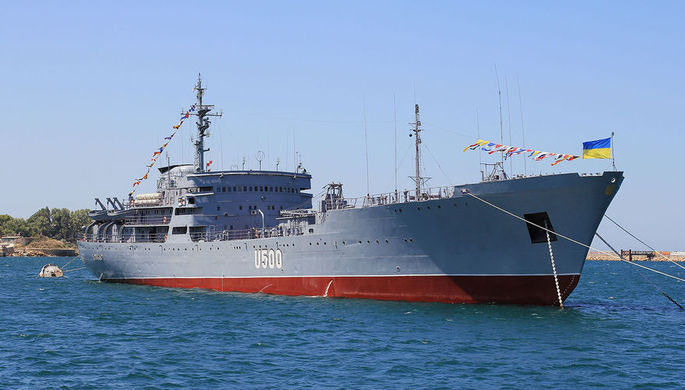 Корабль управления ВМС Украины U500 «Донбасс», 2012 год