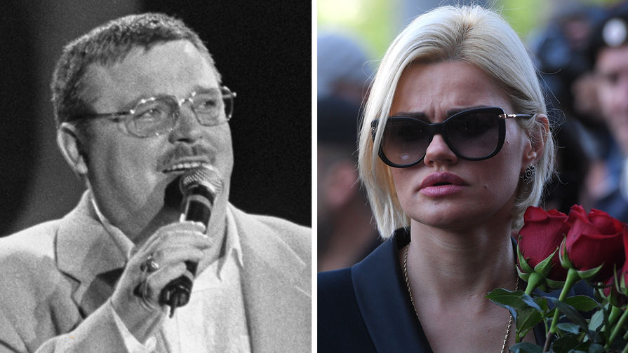  Михаил Круг и его вдова Ирина Круг (коллаж) 