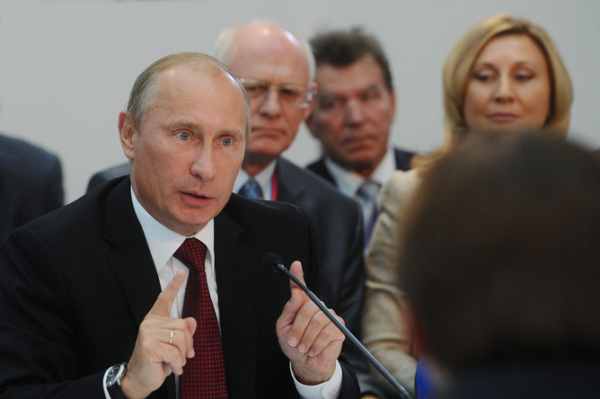 Владимир Путин на XII съезде партии «Единая Россия»