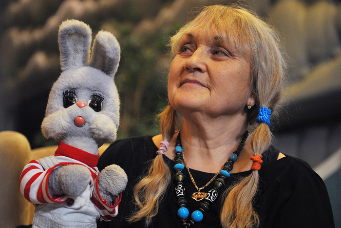 Наталья Голубенцева, озвучивающая Степашку, 2013 год