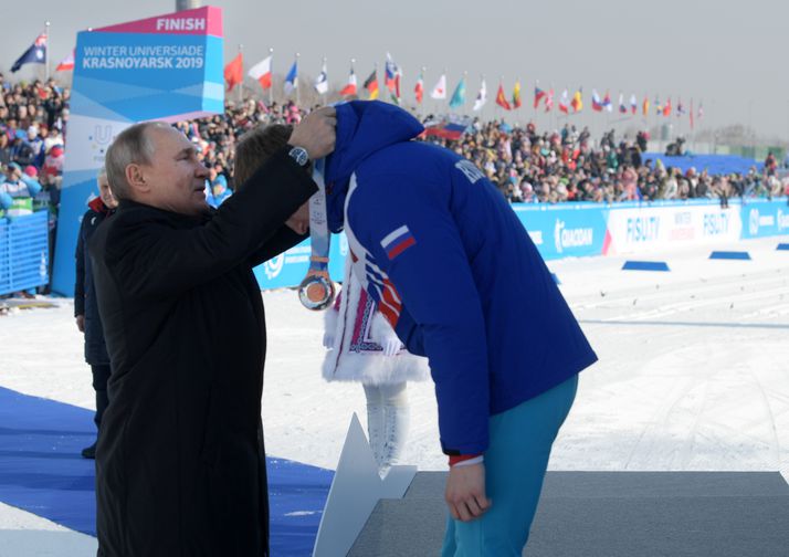 Владимир Путин на Универсиаде