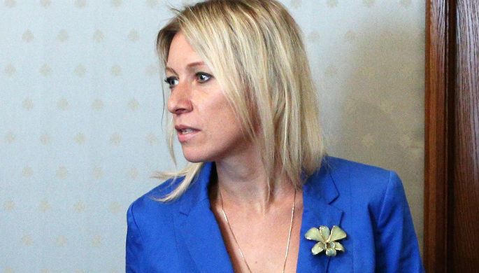 Официальный представитель МИД РФ Мария Захарова