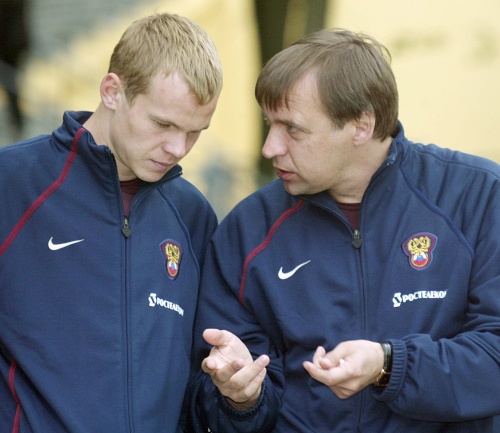 Александр Бородюк и Александр Анюков. Май 2005 года