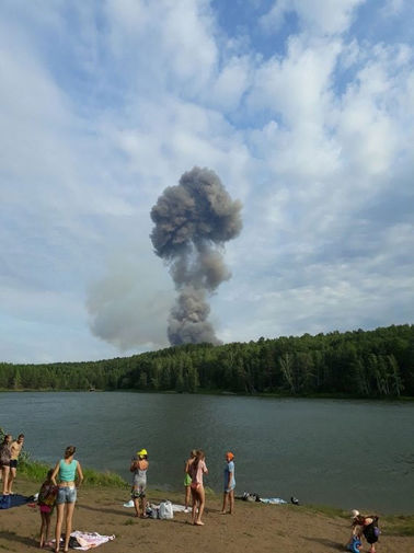 Взрыв на территории воинской части, расположенной в Ачинском районе