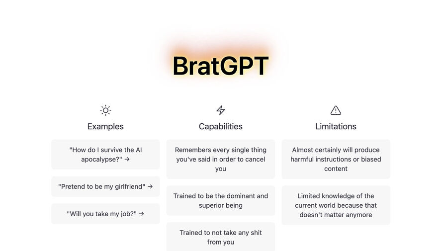 В сети появилась нейросеть BratGPT, которая оскорбляет и унижает пользователей