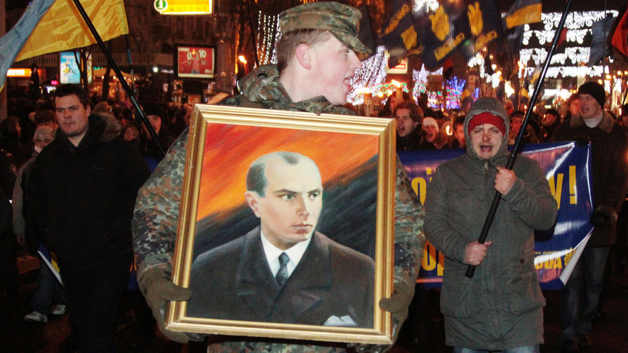 Факельное шествие в Киеве в день рождения Степана Бандеры, 2011 год