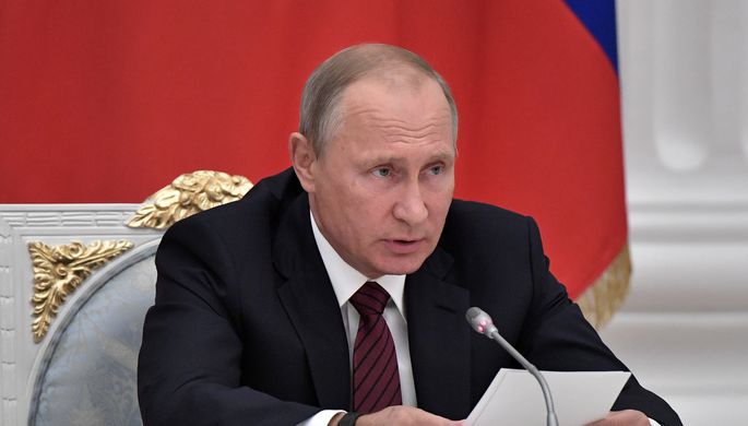 Президент России Владимир Путин