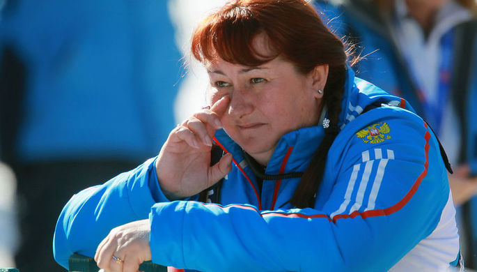 Елена Вяльбе на чемпионате мира по лыжным видам спорта в итальянском Валь-ди-Фьемме, 2013 год