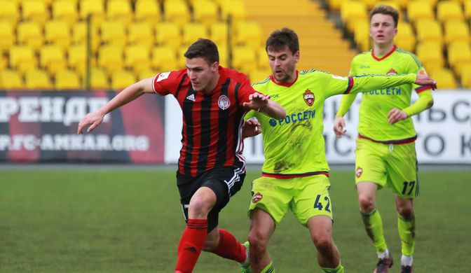 Нападающий «Амкара» Алексей Гасилин