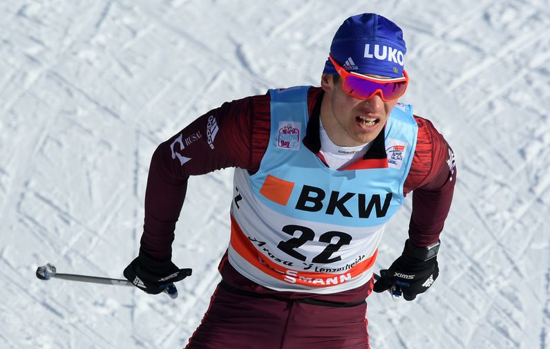 Российский лыжник Андрей Ларьков