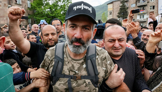 Лидер оппозиции Армении Никол Пашинян